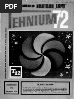 Revista Tehnium anul 1972 nr 12