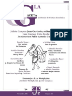 Gaceta Del Fondo, La. 383 [FCE; México; Noviembre, 2002]