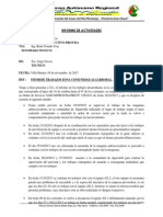 Informe Trabajos Zona Algarrobal