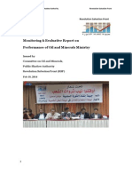 Monitoring Report on Oil and Minerals, Yemen