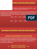 Clase Balances de Materia Con Reacción Química