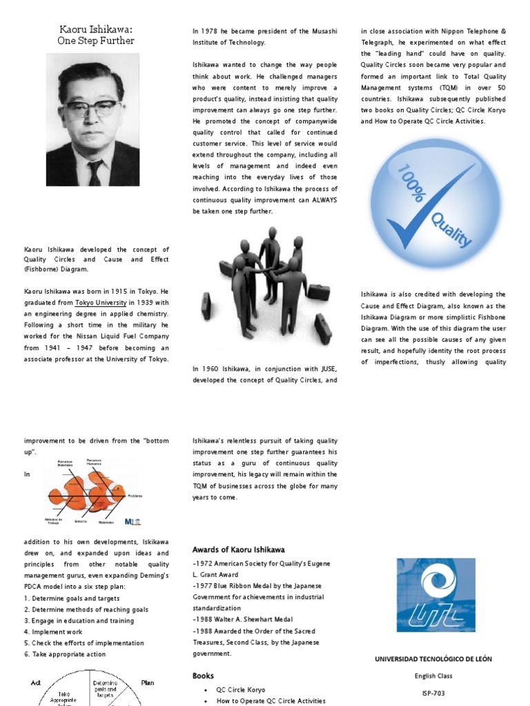Kaoru Ishikawa PDF Quality Management Quality