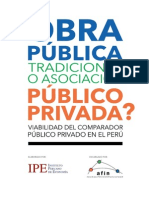 Obra Publica Tradicional o Asociacion Publico Privada Viabilidad Del Comparador Publico Privado PDF
