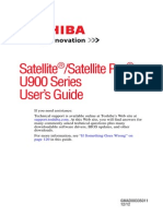 Satellite /satellite Pro U900 Series User's Guide