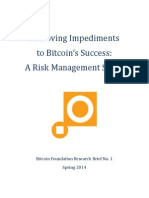 Bitcoin Risk Management Study Spring 2014