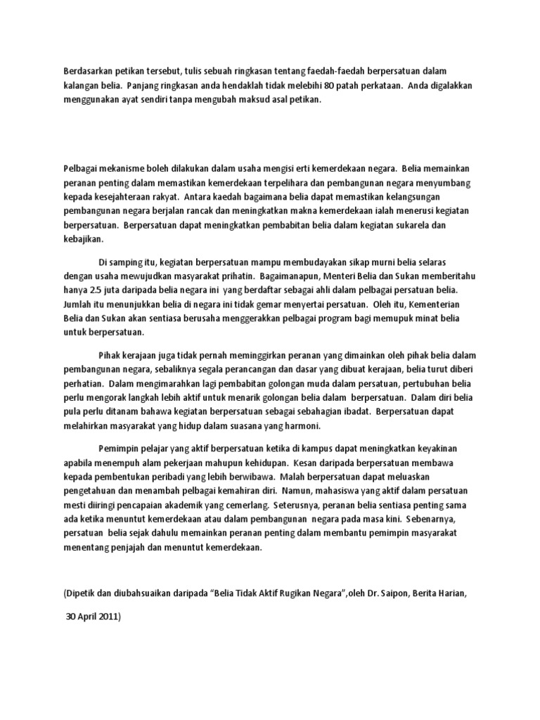 Berdasarkan Petikan Tersebut Pdf
