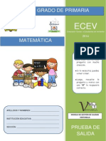 Prueba 3° Entrada 2014 Matematica