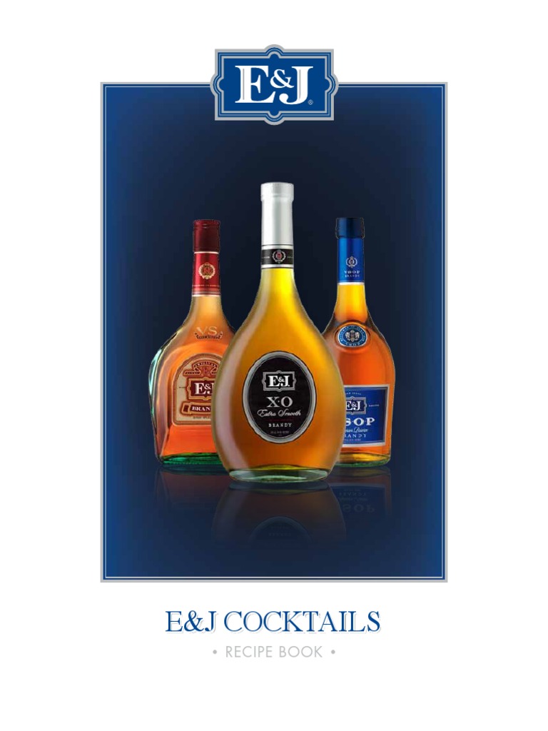 EJ Brandy Recipe Book PDF Brandy Cocktails