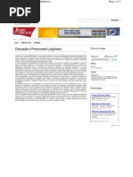 Educação e Preconceito Linguistico - Nildo Viana