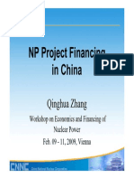 NP Project Financing in China: Qinghua Zhang