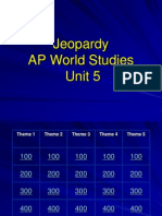 Unit 5 Jeopardy Review