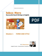 Inbox Hero - Successful Email Writing in English MODULE 01