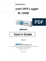 Bluetooth GPS Logger M-1200E: User's Guide