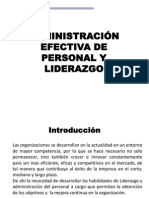 Curso Admon y Liderazgo