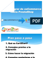 Cómo Migrar de Oscommerce A PrestaShop