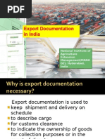 Export Documentation in India