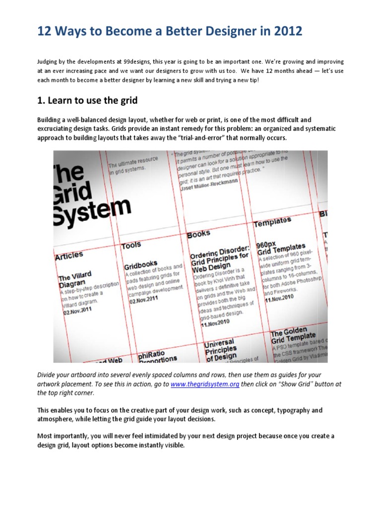 Mastering Design Grids for Better Layouts | PDF | Business | Art