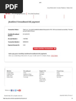 Auto Pay Your Monthly Landline/broadband Bill Payment. Give Us A Standing Instruction On Your Credit Card in 3 Simple Steps