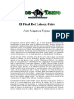 Keynes, John Maynard - El Final Del Laissez - Faire