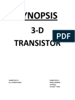 Synopsis: 3-D Transistor