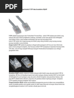 Download Pengertian Dan Fungsi Kabel UTP Dan Konektor RJ45 by zenfirdaus15 SN221538651 doc pdf