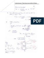 Instrumentation and Control Systems, 1 Hour Exam Answers 0910-2, 50 Points