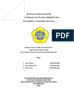 Proposal Kerja Praktek Pt. Perusahaan Gas Negara (Persero) Tbk. Pagardewa, Sumatera Selatan