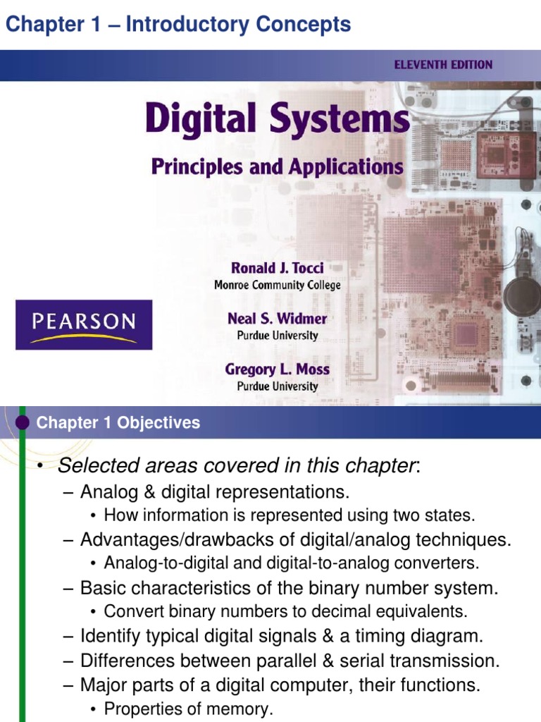 Digital Systems 11th edition ppt1 | Digital Electronics | Digital Data ...
