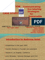 Presentation Case Study: Communicating Eco-Labeling Strategies For Sustainable Lodging