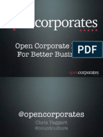 Friday Lunchtime Lecture: Why / How / When / Is Open Corporate Data Good For Business? With Chris Taggart