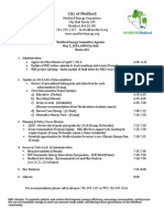 Medford Energy Committee Meeting Agenda May 5, 2014