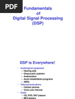 Fundamentals of Digital Signal Processing (DSP)