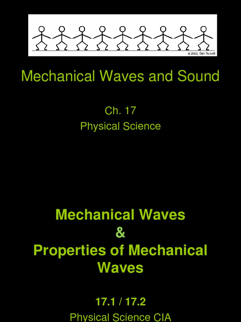 Understanding Mechanical Waves and Sound | PDF | Waves | Hearing
