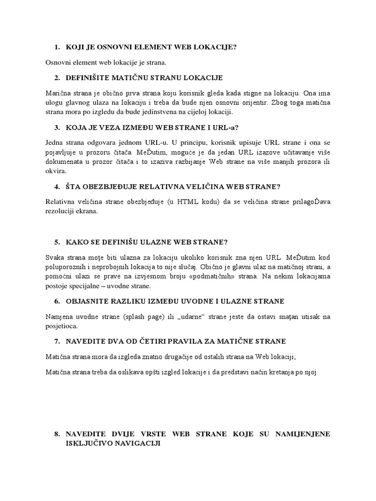 Poslovna Informatika 2. Kolokvijum | PDF