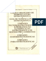 A.código Brasileiro de Nomenclatura Estratigráfica