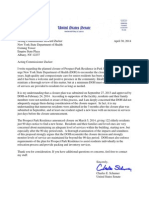 Prospect Park Residence Schumer Letter