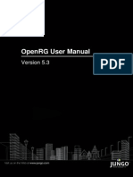 Openrg User Manual