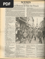 1,001 Reasons To Hate The French