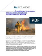 Bomberos Forestales de Los Parques Nacionales de La Región Se Manifestarán en Madrid PDF