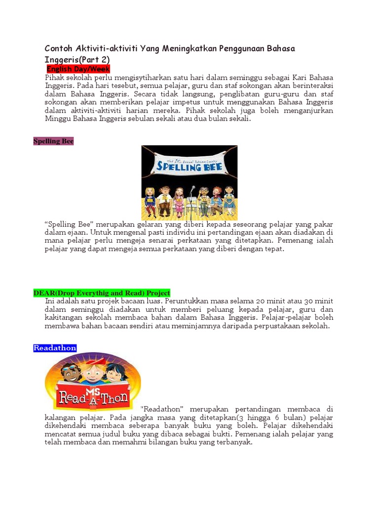 Contoh Aktiviti Bi Pdf