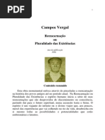 Reencarnação Ou Pluralidade Das Existências (Campos Vergal)