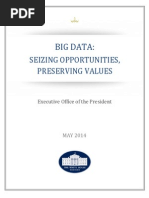 Download White House Big Data Privacy Report May 1 2014 by Rachel King SN221597850 doc pdf