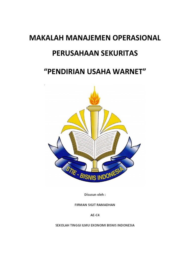 Makalah Manajemen Operasional Perusahaan Sekuritas Docx