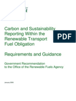 UK Gov't Recommendations On Carbon and Sustainability Reporting