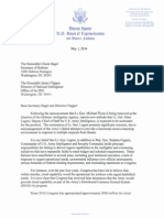 Rep. Duncan Hunter Letter Regarding Possible Nomination of Lt. Gen. Mary Legere for DIA