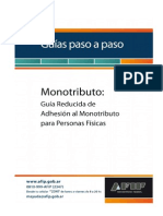 PasoaPasoAdhesiónMonotributo Simplificado PF