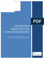 Enterprise Architecture Literature Review