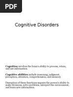 Cognitive Disorders