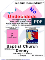 Referendum Poster For Debate