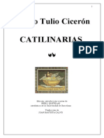 Ciceron Marco Tulio Catilinarias Bilingue